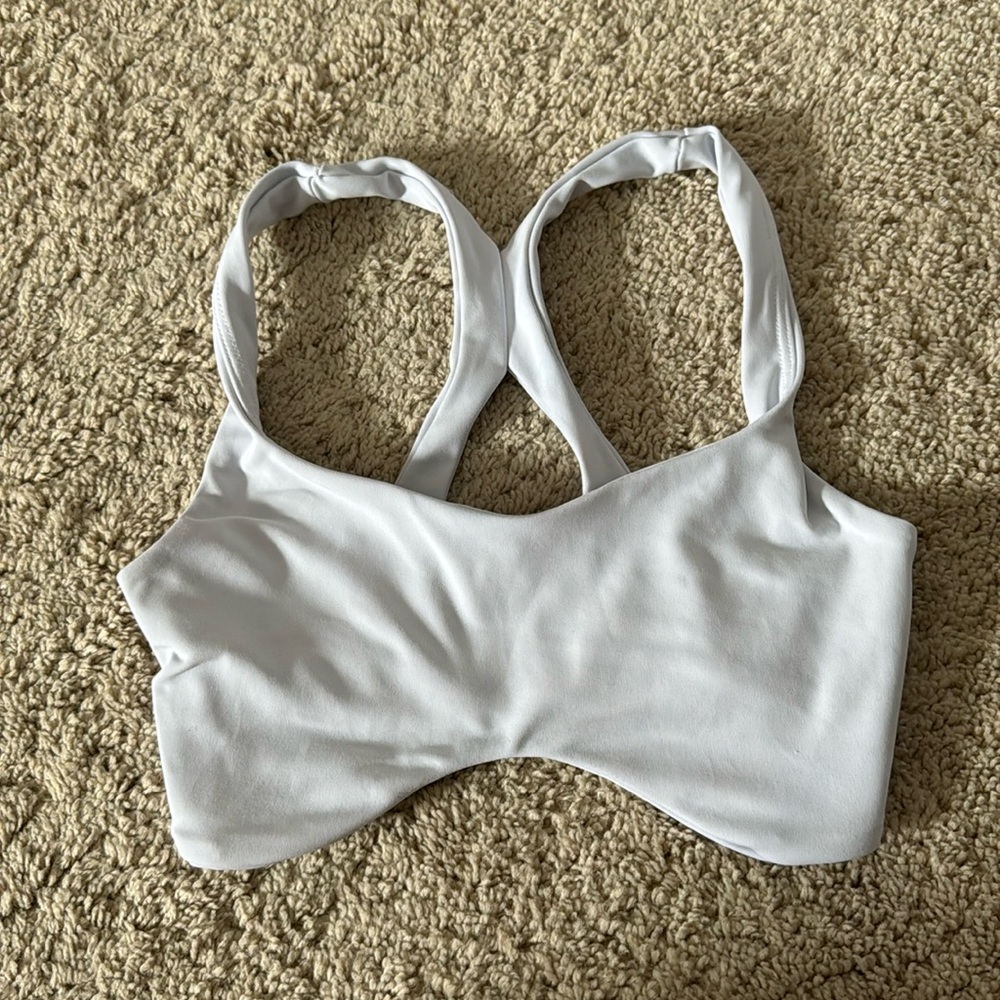 talia x five white sports bra - adult xs